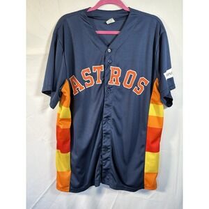 Houston Astros Jersey Size XL # 43 Mccullers Short Sleeve Button Up